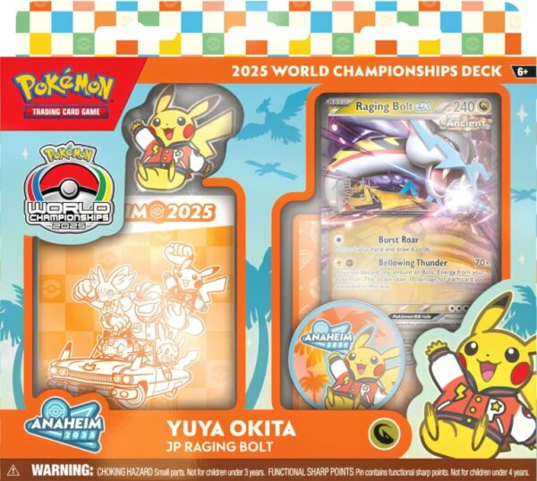 Pokemon Weltmeisterschaftsdeck 2025 - JP Raging Bolt