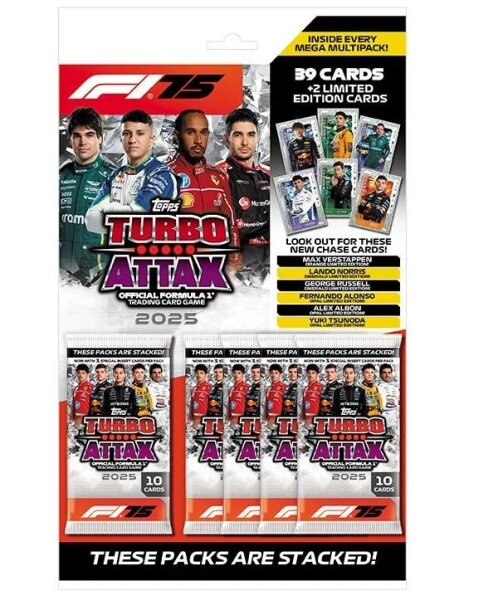 Topps F1 Turbo Attax 2025 Mega Multipack