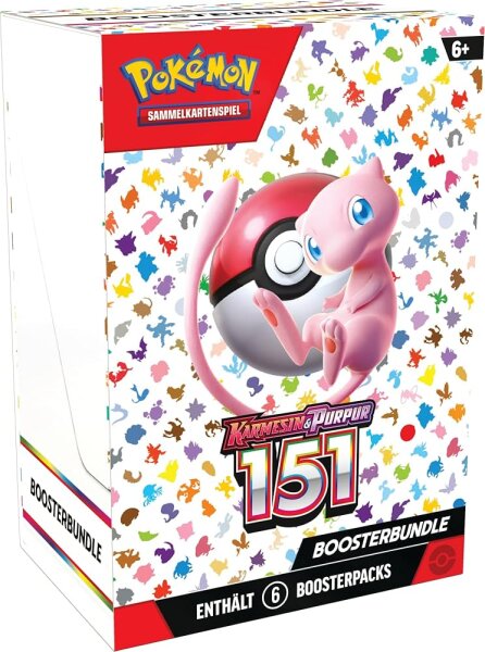 Pokemon 151 Booster Bundle (6 Boosters) (DE)