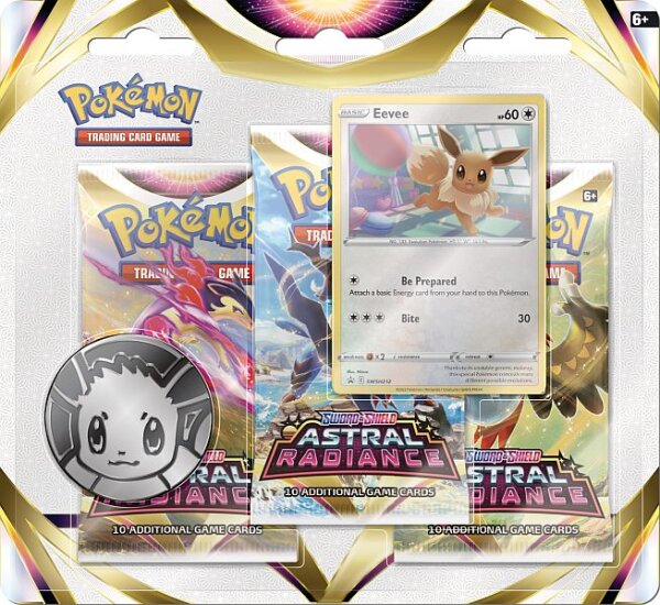 Pokemon Astral Radiance 3-Pack Blister (Zuf&auml;llig)
