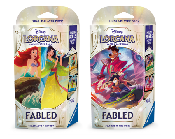 Lorcana Fabled Starter Deck Amber & Sapphire
