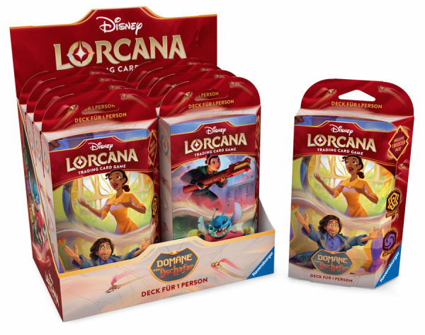 Lorcana DomÃ¤ne von Dschafar Starter Deck Bernstein & Amethyst