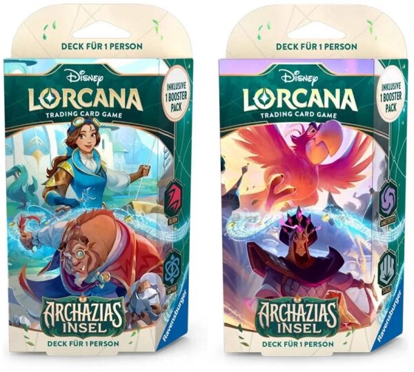 Lorcana Archazias Insel Starter Deck Amethyst & Stahl