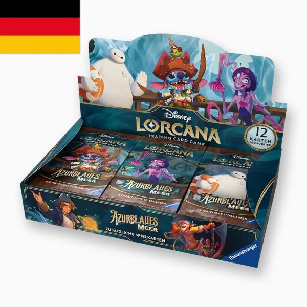 Lorcana Azurblaues Meer Display Box (24 Boosters)