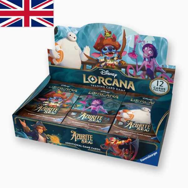 Lorcana Azurite Sea Display Box (24 Boosters)