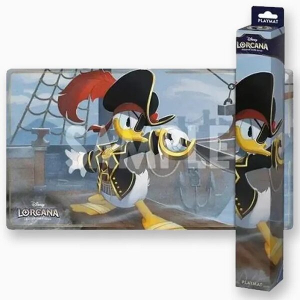 Lorcana Azurite Sea Playmat Donald Duck