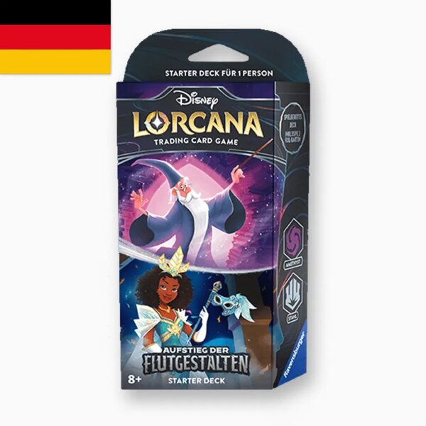 Lorcana Aufstieg der Flutgestalten Starter Deck Amethyst & Stahl