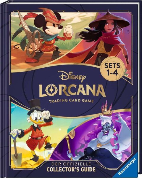 Lorcana Collectors Guide Set 1-4 Buch