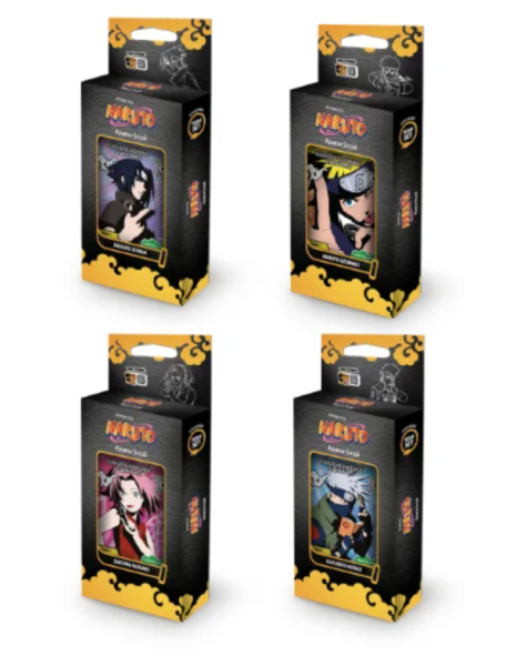 Naruto Mythos Set 1 Second Edition Team Set Bundle (4 Boxes)