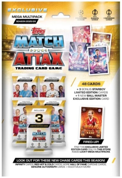 Topps Match Attax Season 2025/26 Mega Multipack (Champions League)