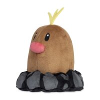 Pokemon Center Plush Alolan Diglett Sitting Cuties...