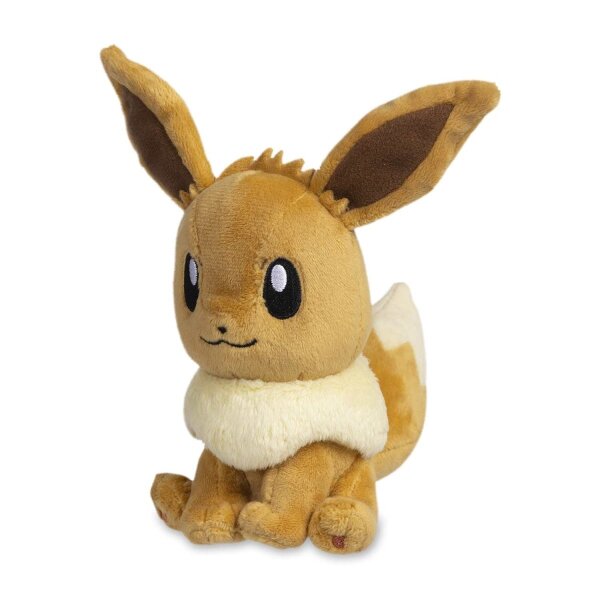 Pokemon Center Plush Eevee Sitting Cuties Official Pokemon Center Merchandise