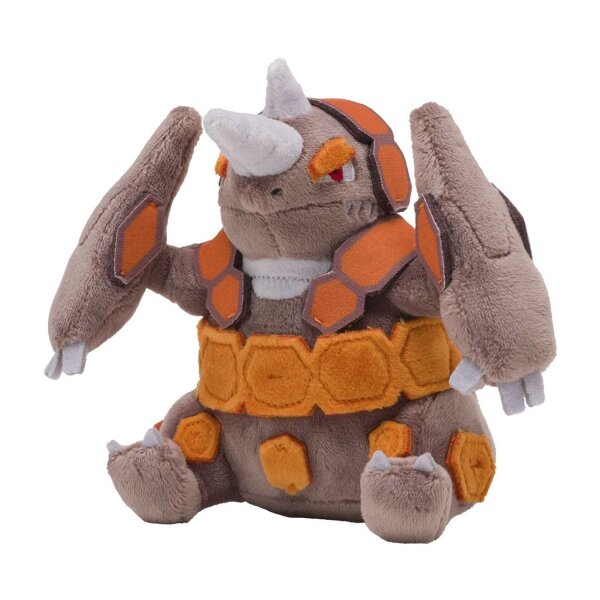 Pokemon Center Plush Rhyperior Sitting Cuties Official Pokemon Center Merchandise