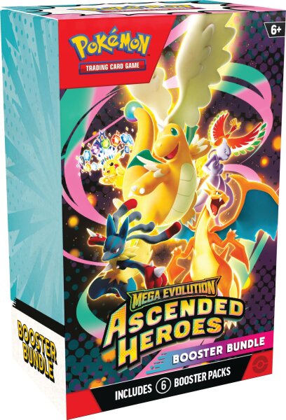 Pokemon Ascended Heroes Booster Bundle (6 Boosters)