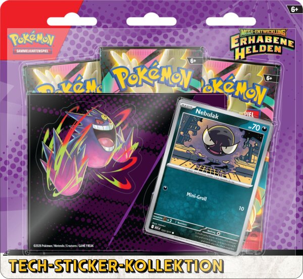 Pokemon Erhabene Helden Tech Sticker Kollektion (Zuf&auml;llig)