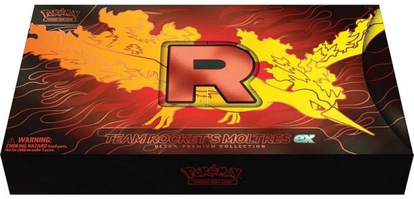 Pokemon Team Rockets Moltrex ex Ultra Premium Collection