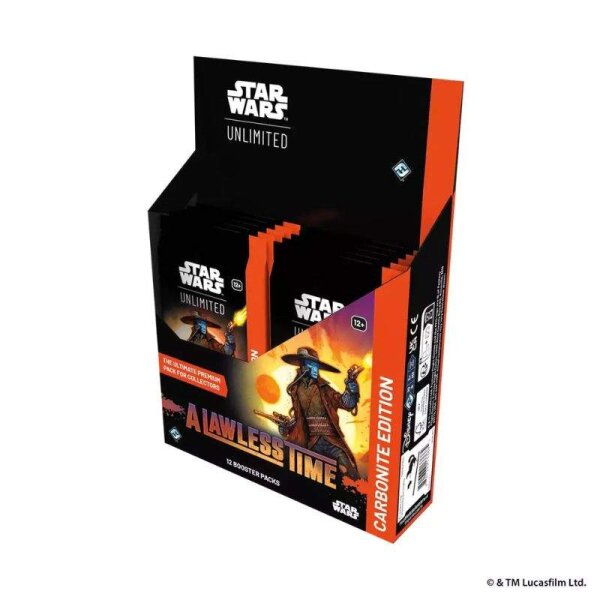 Star Wars: Unlimited - A Lawless Time Carbonite Booster Display