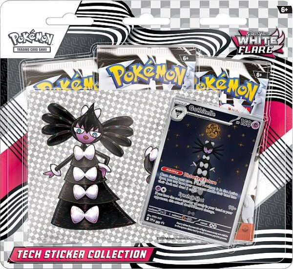 Pokemon White Flare Tech-Sticker Collection