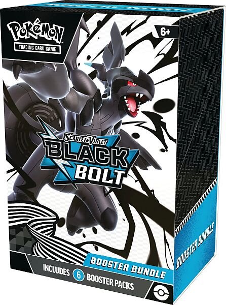 Pokemon Black Bolt Booster Bundle (6 Boosters)
