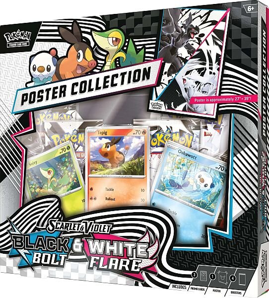 Pokemon White Flare & Black Bolt Poster Collection