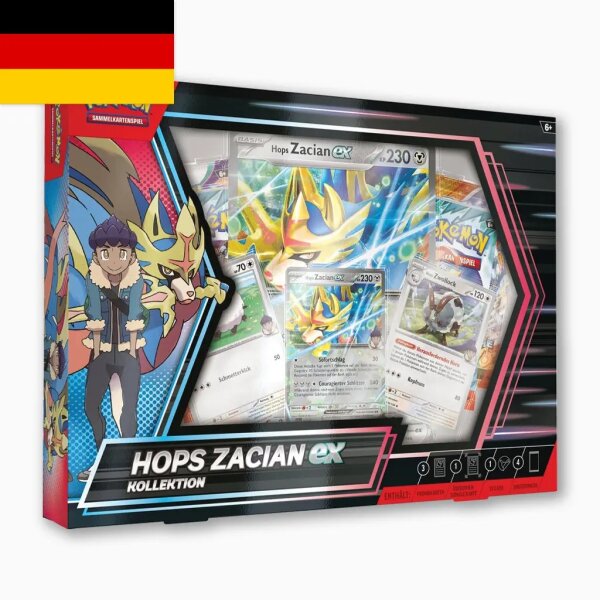 Pokemon Hops Zacian ex Kollektion