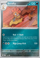 Pokemon Journey Together 3-Booster Blister Pack: Scrafty