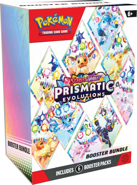 Pokemon Prismatic Evolutions Booster Bundle (6 Boosters)