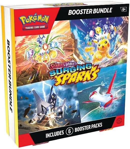 Pokemon Surging Sparks Booster Bundle (6 Boosters)